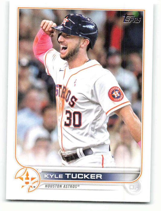 2022 Topps Baseball  #319 Kyle Tucker  Houston Astros  Image 1