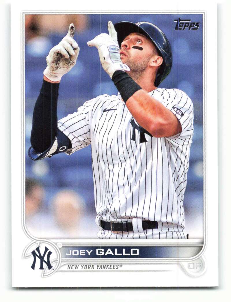 2022 Topps Baseball #322 Joey Gallo New York Yankees Image 1
