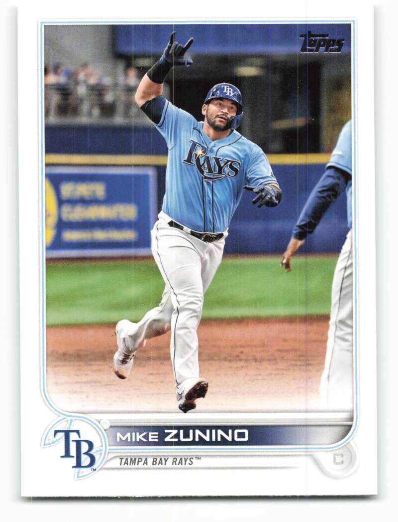 2022 Topps Baseball #324 Mike Zunino Tampa Bay Rays Image 1
