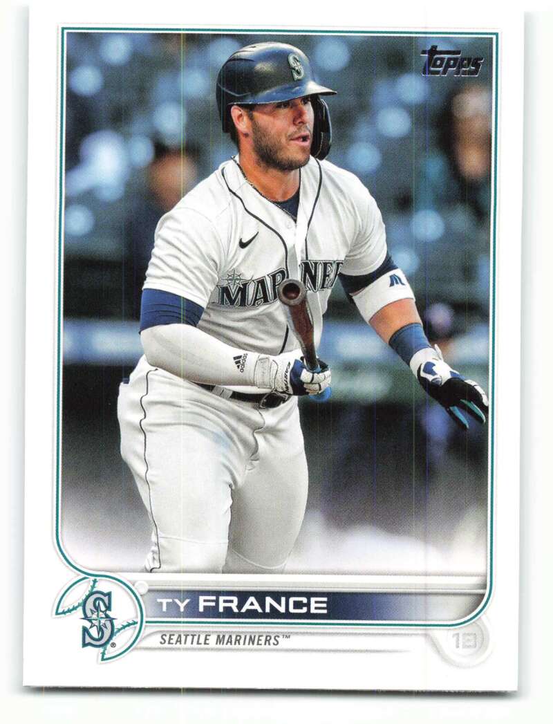 2022 Topps Baseball #327 Ty France Seattle Mariners Image 1