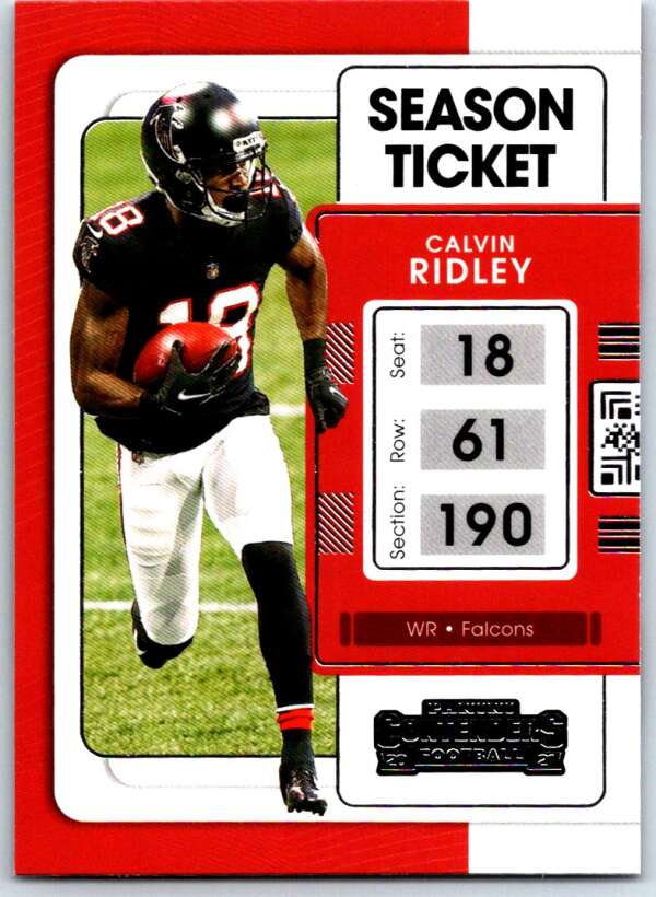 2021 Panini Contenders Season Ticket #5 Calvin Ridley Falcons V88440 Image 1