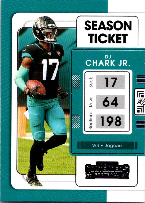 2021 Panini Contenders Season Ticket #44 DJ Chark Jr. Jaguars V88502 Image 1