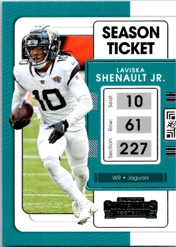 2021 Panini Contenders Season Ticket #46 Laviska Shenault Jr. V88504 Image 1