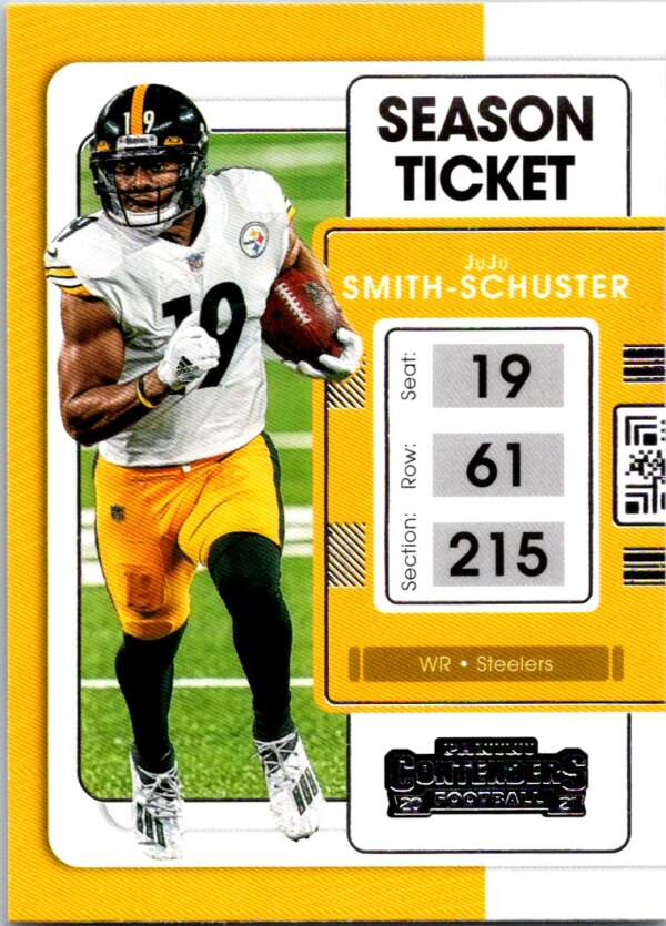 2021 Panini Contenders Season Ticket #83 JuJu Smith-Schuster V88567 Image 1