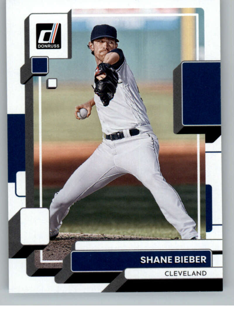 2022 Donruss #117 Shane Bieber Cleveland Indians V91752 Image 1