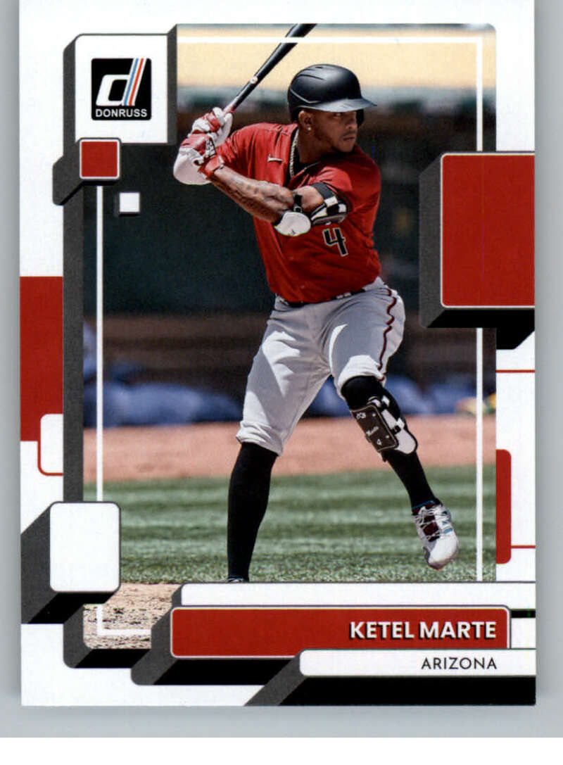 2022 Donruss #133 Ketel Marte Arizona Diamondbacks V91755 Image 1