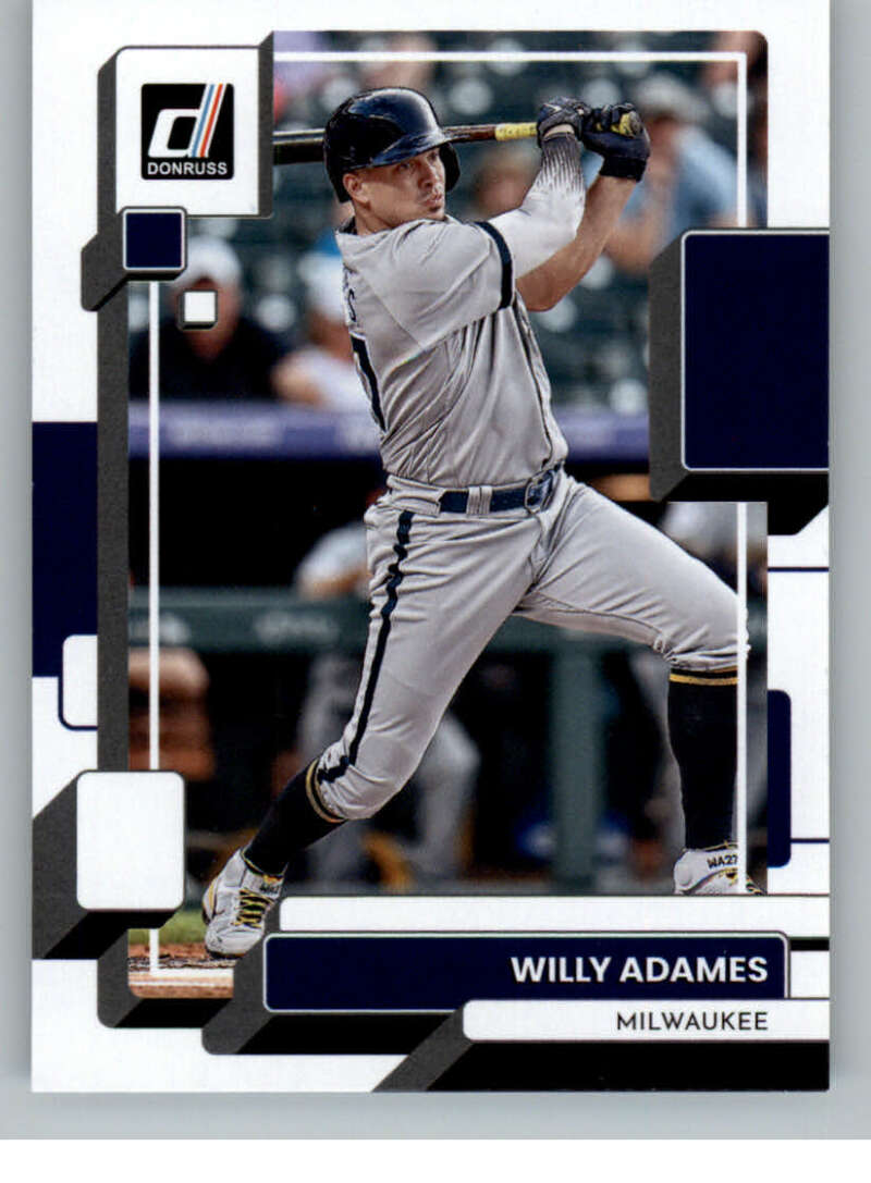 2022 Donruss #139 Willy Adames Milwaukee Brewers V91756 Image 1