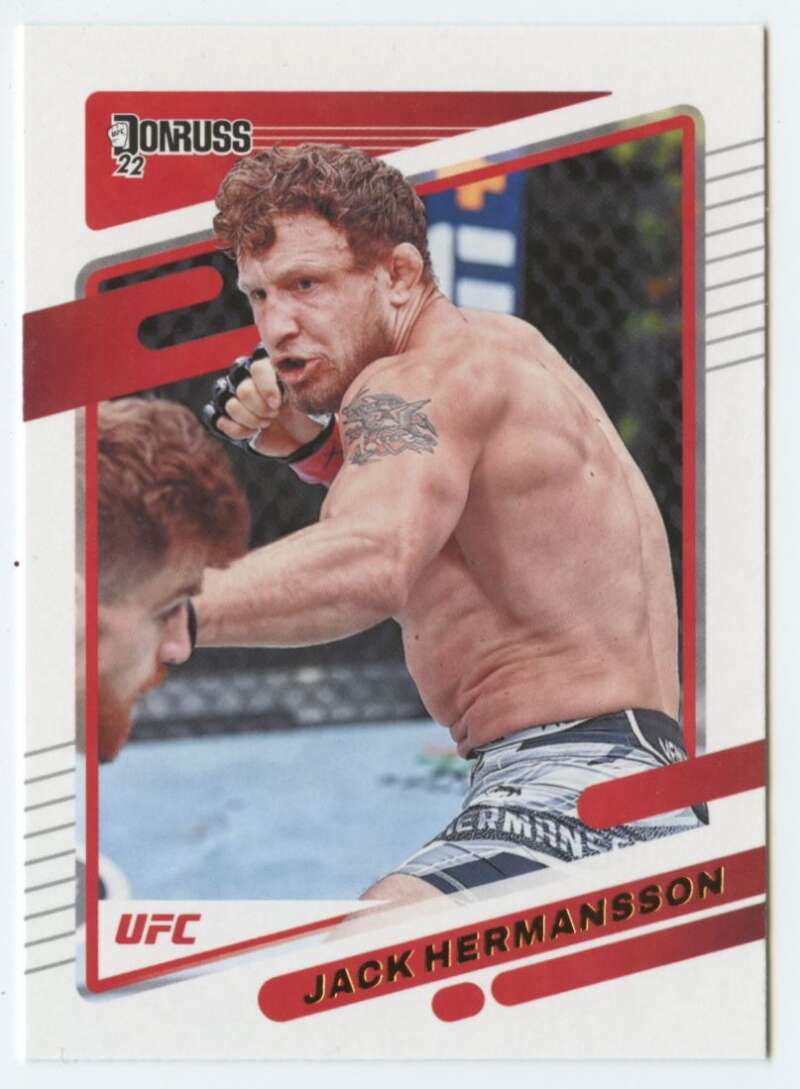 2022 Donruss #21 Jack Hermansson Middleweight V92246 Image 1