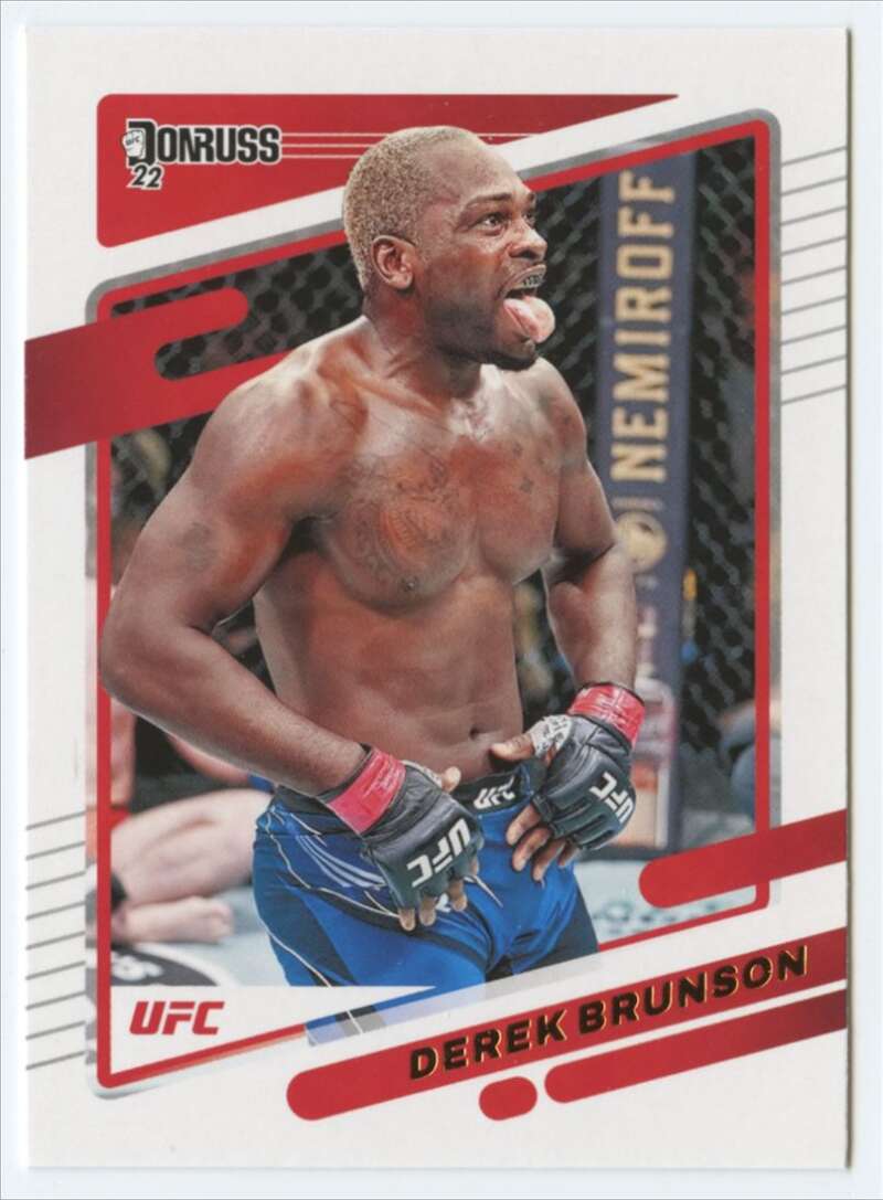 2022 Donruss #77 Derek Brunson Middleweight V92298 Image 1