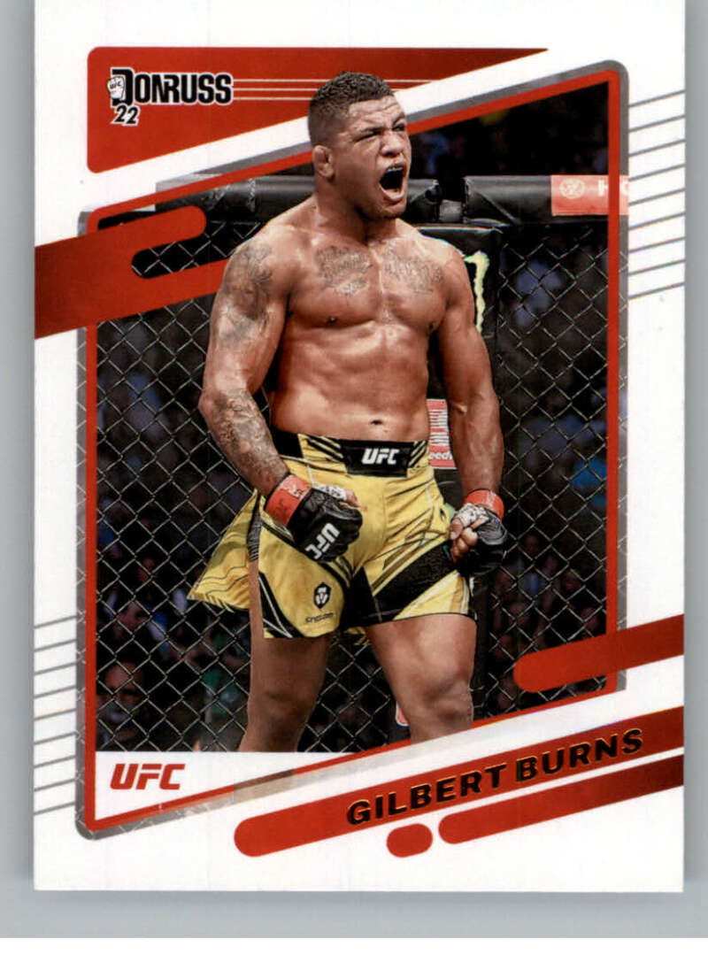 2022 Donruss #79 Gilbert Burns Welterweight V92300 Image 1