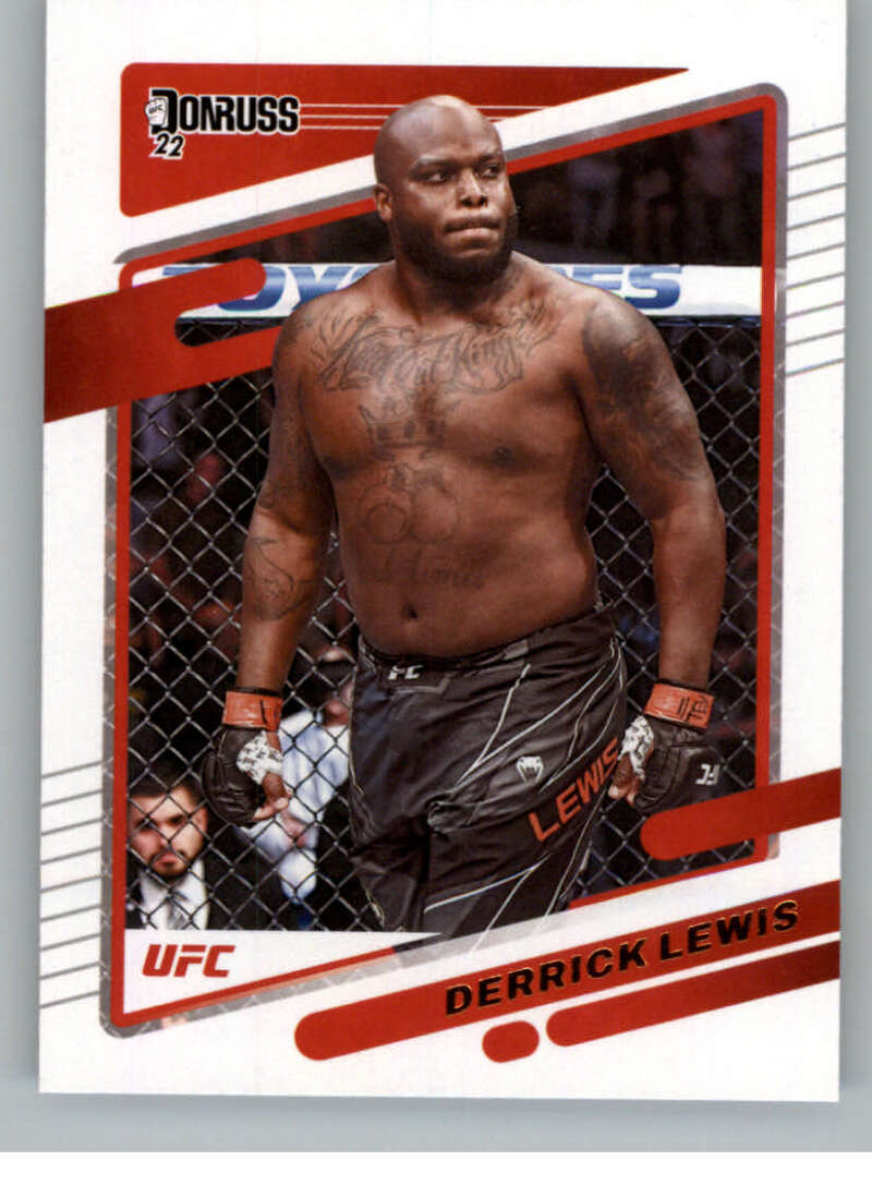 2022 Donruss #87 Derrick Lewis Heavyweight V92308 Image 1