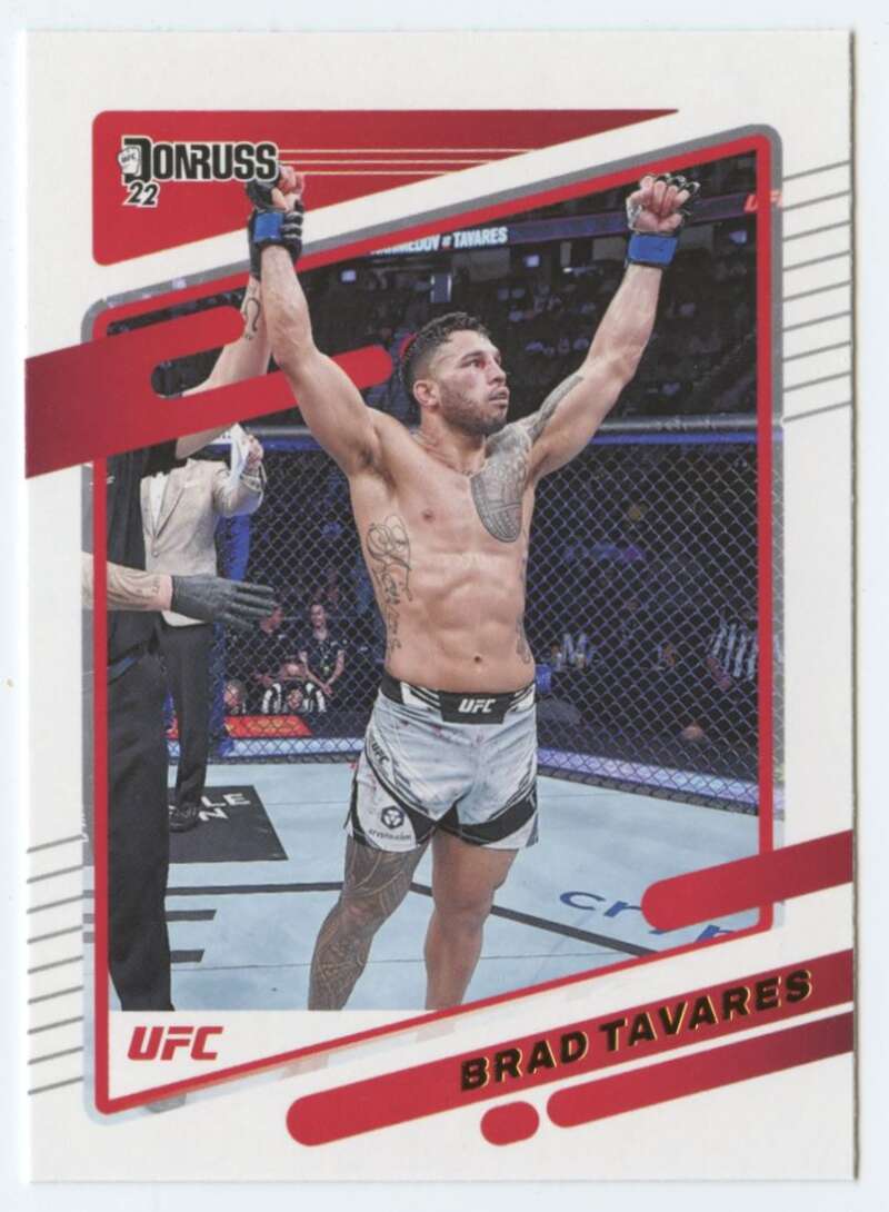2022 Donruss #117 Brad Tavares Middleweight V92340 Image 1
