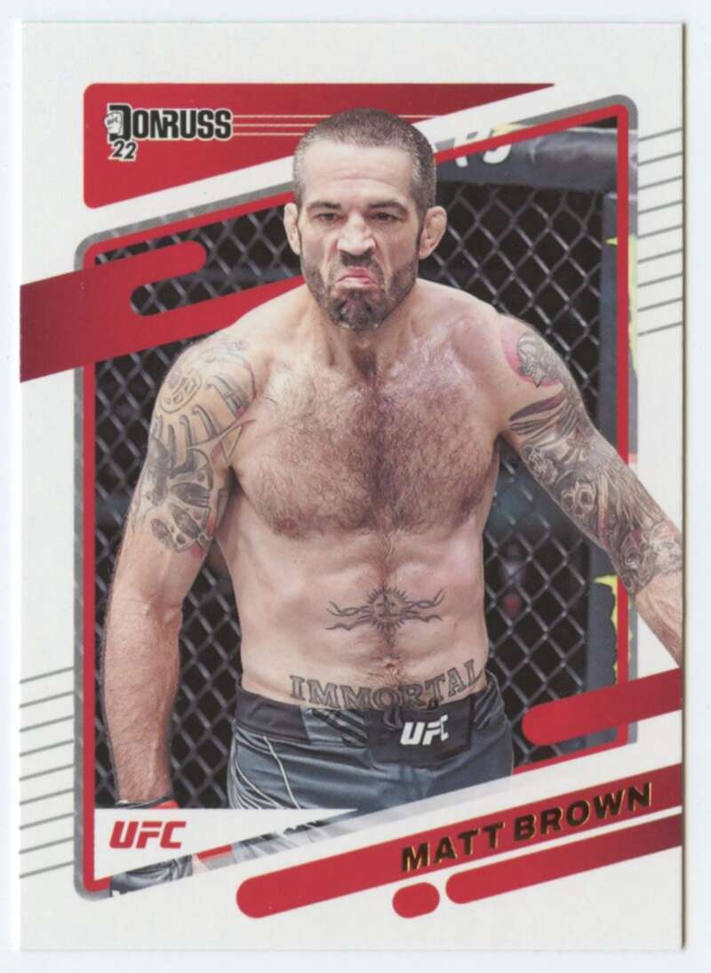 2022 Donruss #149 Matt Brown Welterweight V92375 Image 1