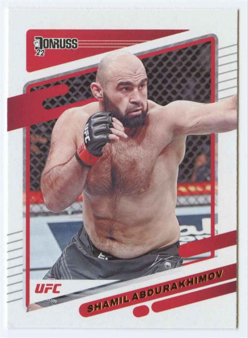 2022 Donruss #168 Shamil Abdurakhimov Heavyweight V92394 Image 1
