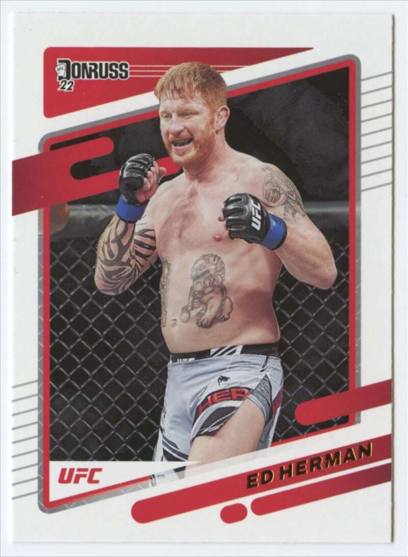2022 Donruss #192 Ed Herman Light Heavyweight V92416 Image 1