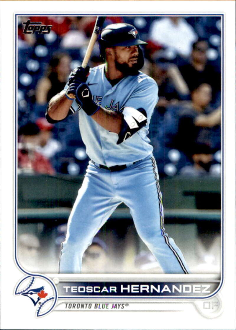 2022 Topps Baseball #355 Teoscar Hernandez Toronto Blue Jays Image 1