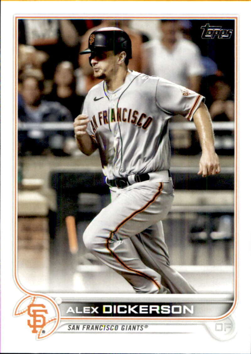 2022 Topps Baseball #362 Alex Dickerson San Francisco Giants Image 1