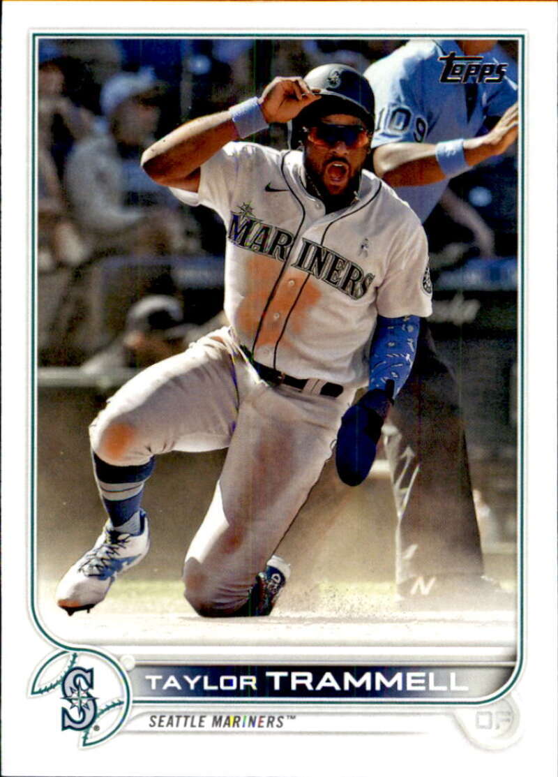 2022 Topps Baseball #364 Taylor Trammell Seattle Mariners Image 1