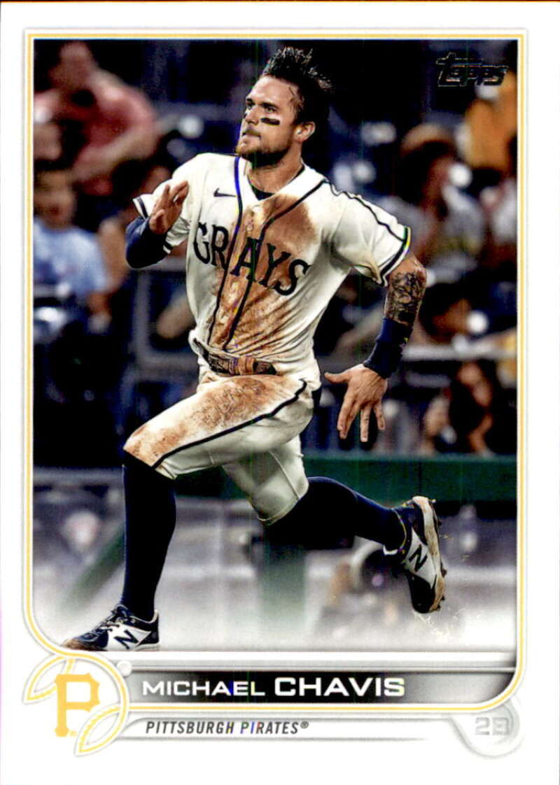 2022 Topps Baseball #365 Michael Chavis Pittsburgh Pirates Image 1