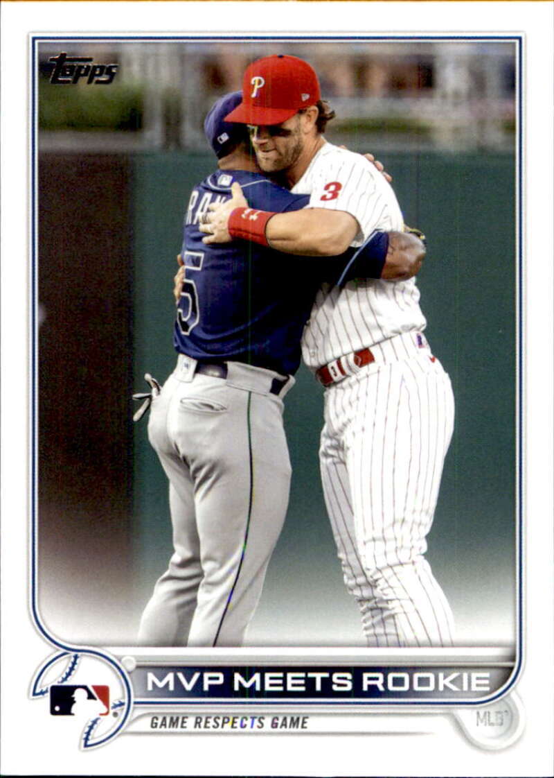 2022 Topps Baseball #367 Franco/Harper MLB Image 1