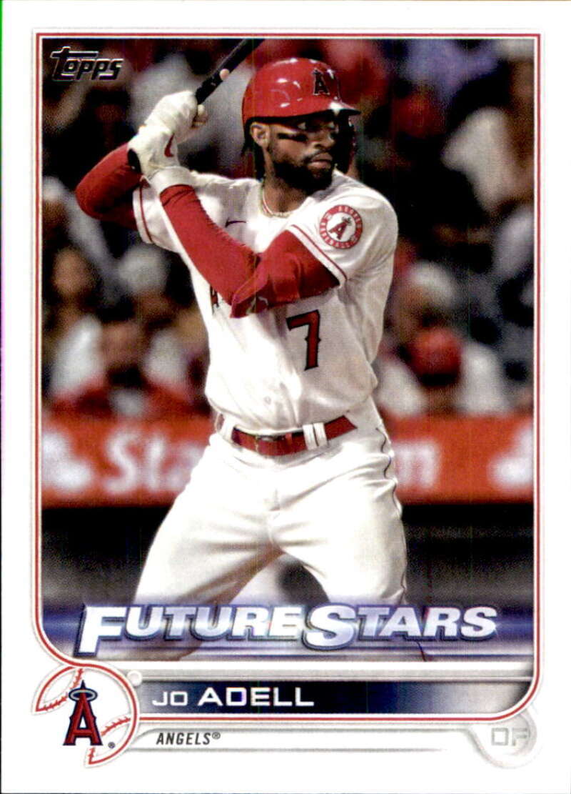 2022 Topps Baseball #388 Jo Adell Los Angeles Angels Image 1
