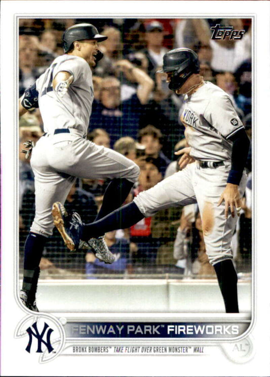 2022 Topps Baseball  #399 Stanton/Judge  New York Yankees  Image 1