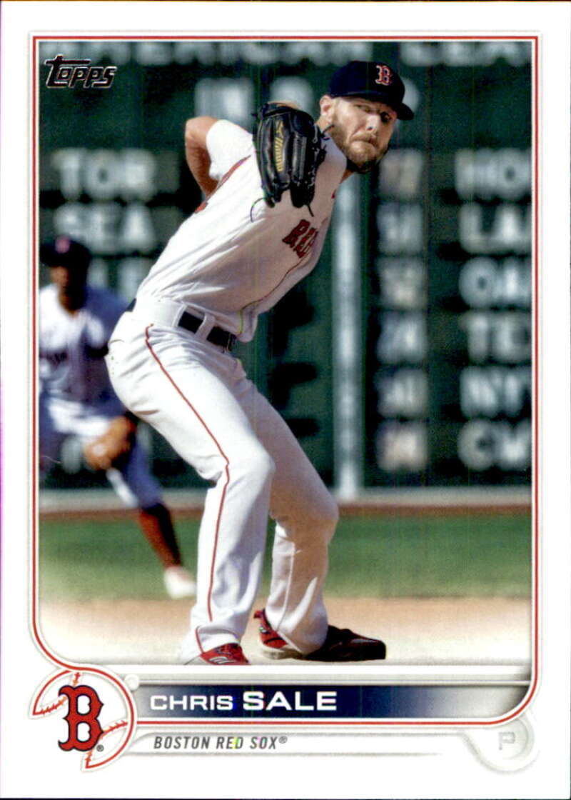 2022 Topps Baseball #409 Chris Sale Boston Red Sox Image 1