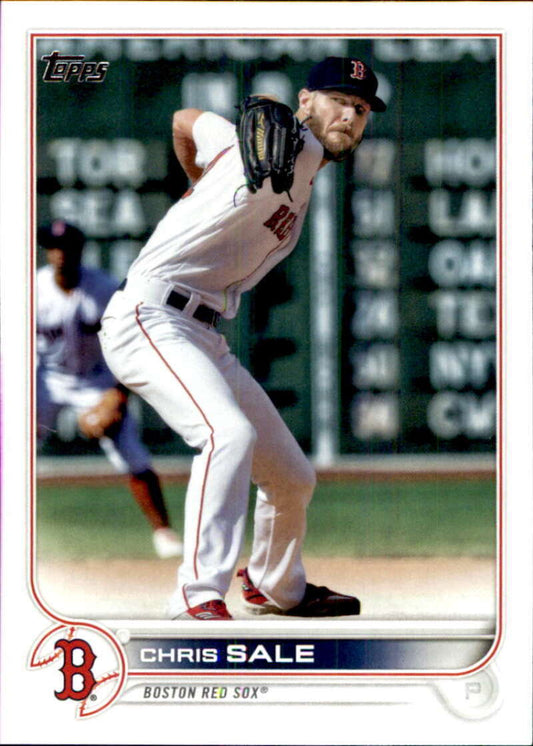 2022 Topps Baseball  #409 Chris Sale  Boston Red Sox  Image 1