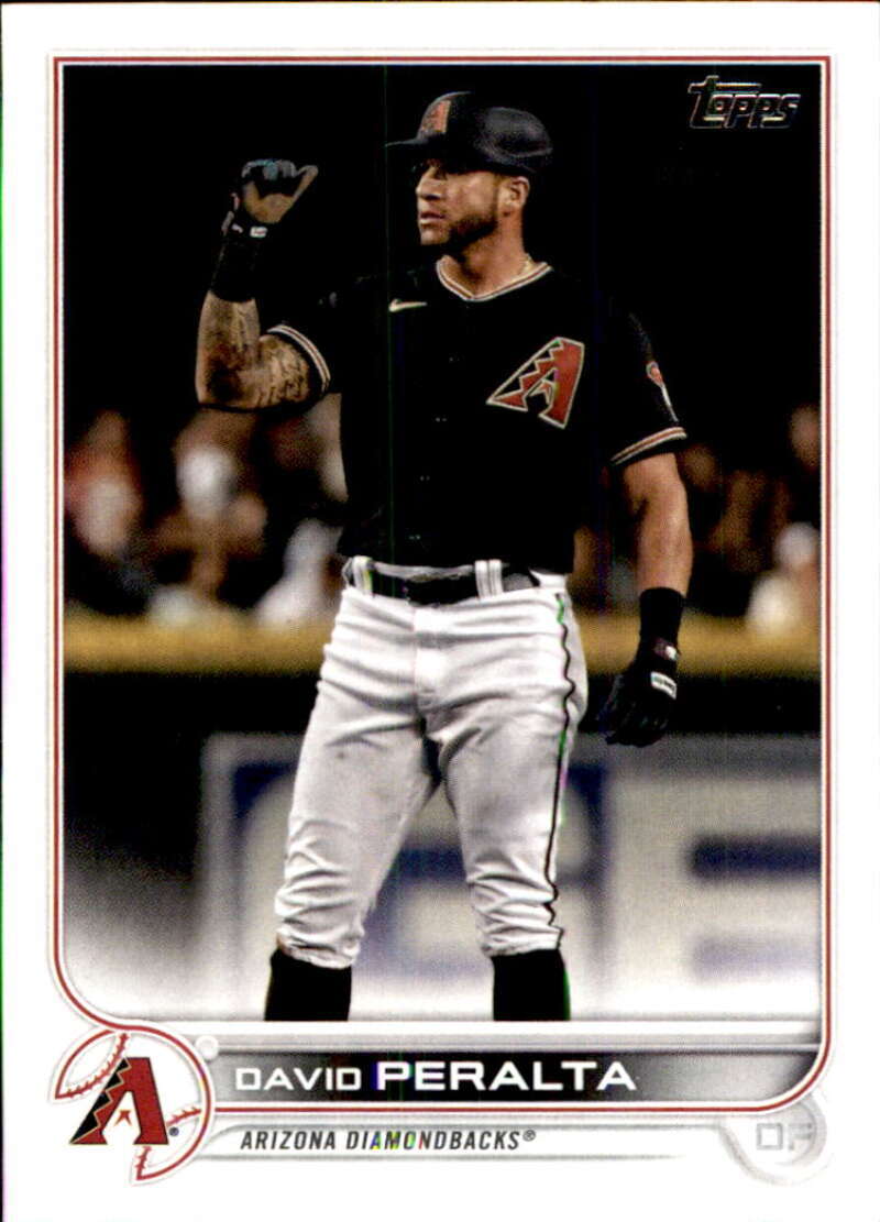 2022 Topps Baseball #410 David Peralta Arizona Diamondbacks Image 1