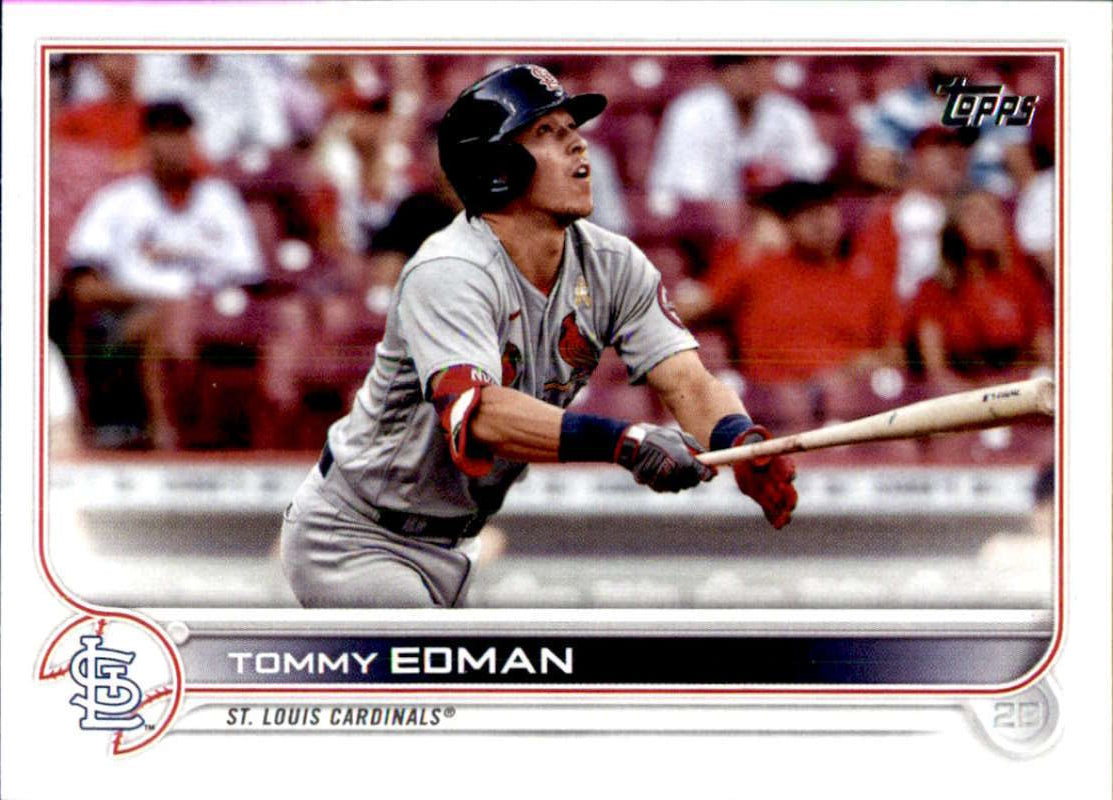 2022 Topps Baseball #419 Tommy Edman St. Louis Cardinals Image 1