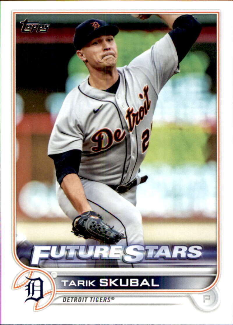 2022 Topps Baseball #423 Tarik Skubal Detroit Tigers Image 1
