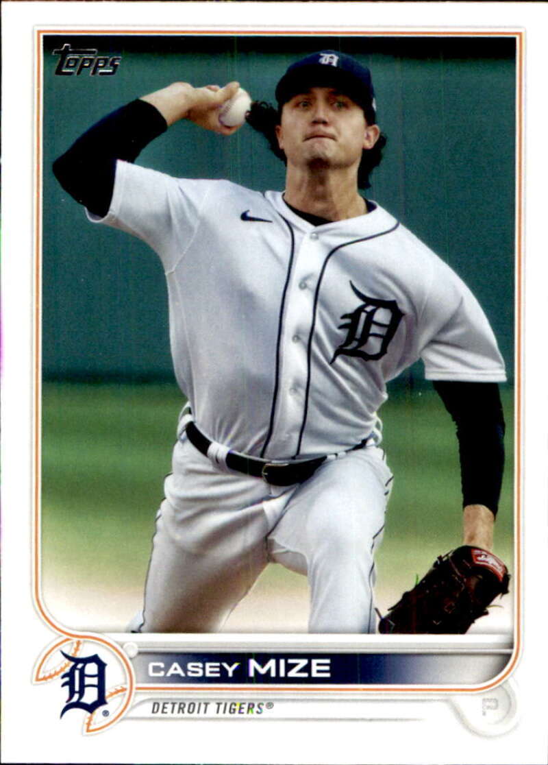 2022 Topps Baseball #431 Casey Mize Detroit Tigers Image 1