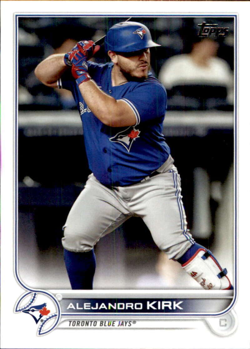2022 Topps Baseball #432 Alejandro Kirk Toronto Blue Jays Image 1