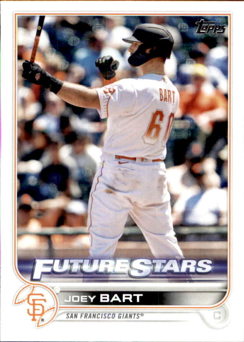 2022 Topps Baseball #434 Joey Bart San Francisco Giants Image 1