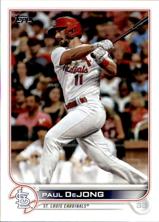 2022 Topps Baseball  #441 Paul DeJong  St. Louis Cardinals  Image 1
