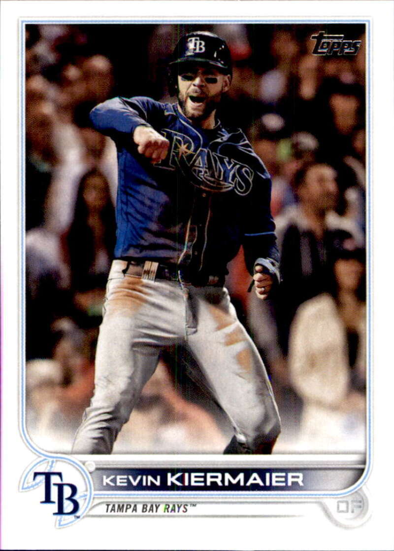 2022 Topps Baseball #454 Kevin Kiermaier Tampa Bay Rays Image 1
