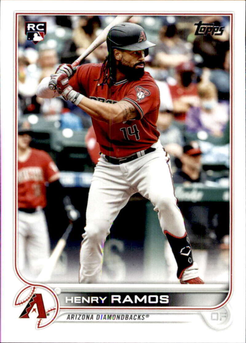 2022 Topps Baseball #455 Henry Ramos RC Rookie Arizona Diamondbacks Image 1