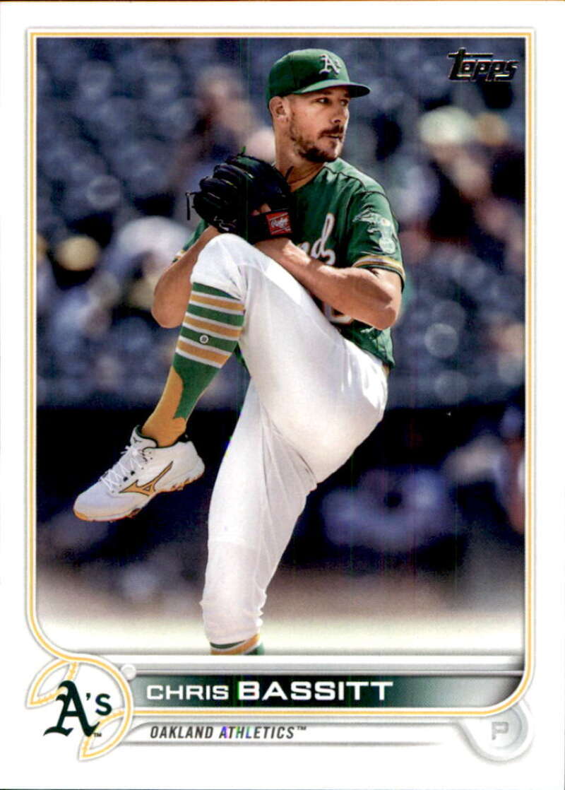 2022 Topps Baseball #456 Chris Bassitt Oakland Athletics Image 1