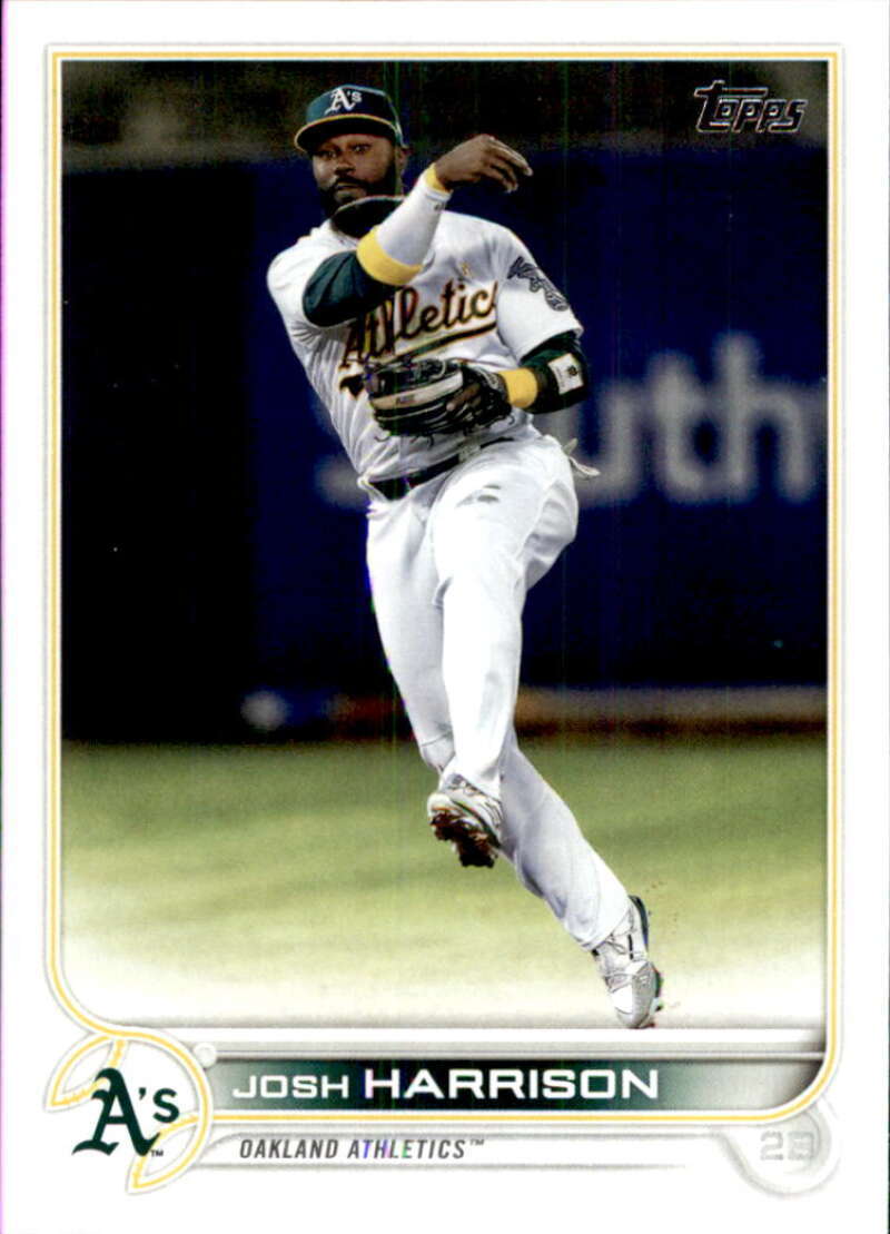 2022 Topps Baseball #457 Josh Harrison Oakland Athletics Image 1