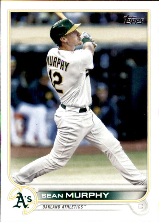 2022 Topps Baseball  #458 Sean Murphy  Oakland Athletics  Image 1