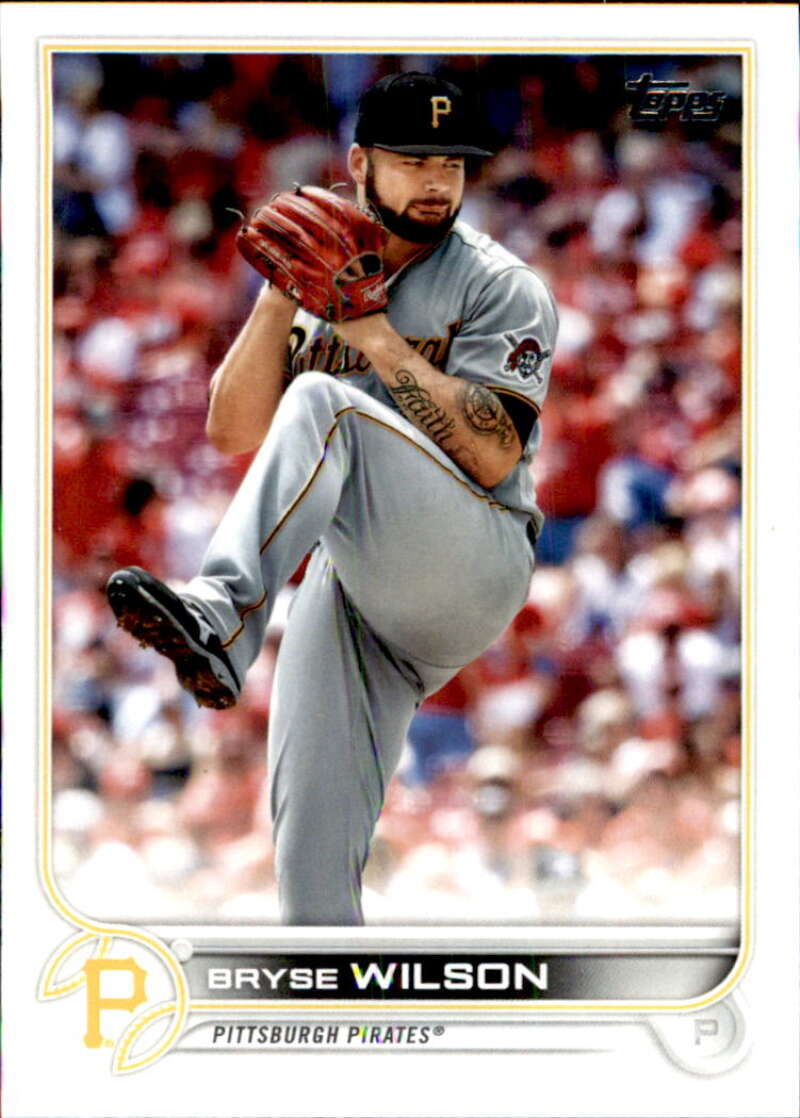 2022 Topps Baseball #463 Bryse Wilson Pittsburgh Pirates Image 1