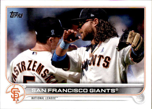 2022 Topps Baseball  #464 San Francisco Giants  San Francisco Giants  Image 1