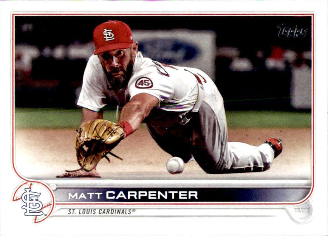 2022 Topps Baseball #484 Matt Carpenter St. Louis Cardinals Image 1