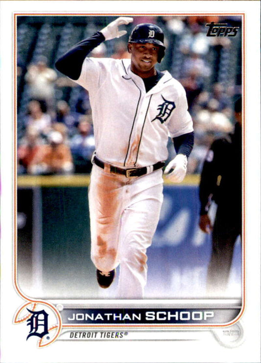 2022 Topps Baseball  #493 Jonathan Schoop  Detroit Tigers  Image 1