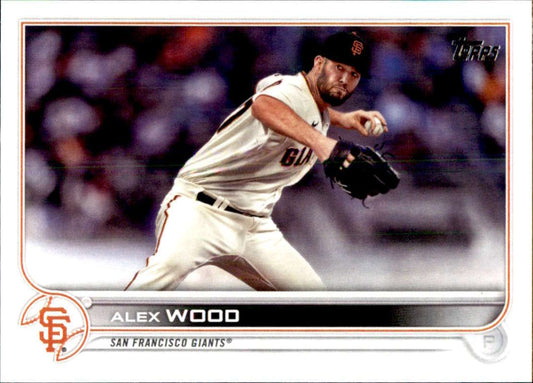 2022 Topps Baseball  #494 Alex Wood  San Francisco Giants  Image 1