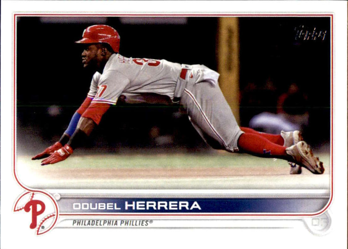 2022 Topps Baseball #518 Odubel Herrera Philadelphia Phillies Image 1