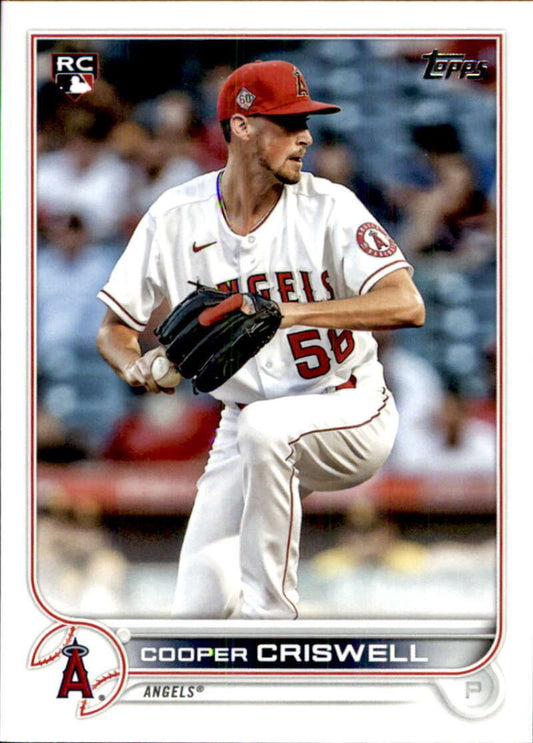 2022 Topps Baseball  #521 Cooper Criswell  RC Rookie Los Angeles Angels  Image 1