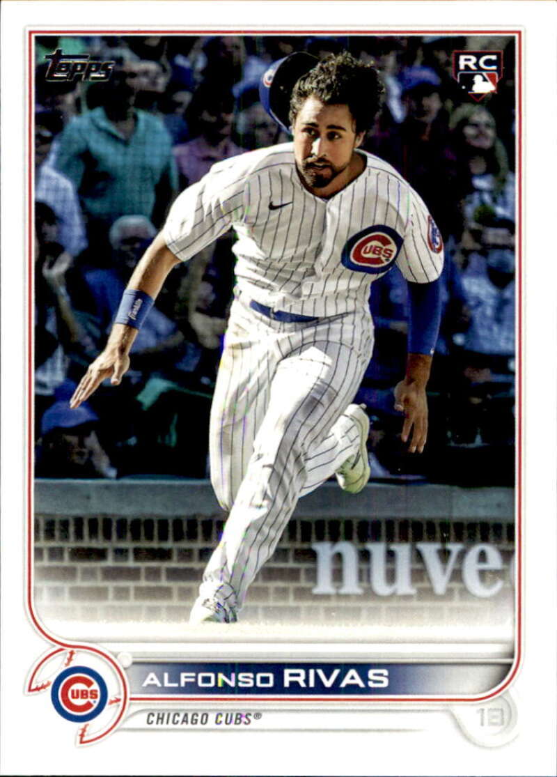 2022 Topps Baseball #526 Alfonso Rivas RC Rookie Chicago Cubs Image 1