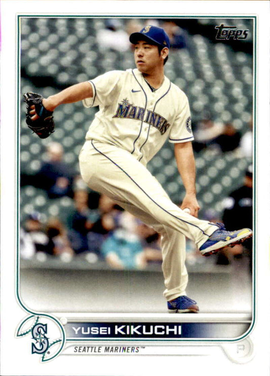 2022 Topps Baseball  #531 Yusei Kikuchi  Seattle Mariners  Image 1