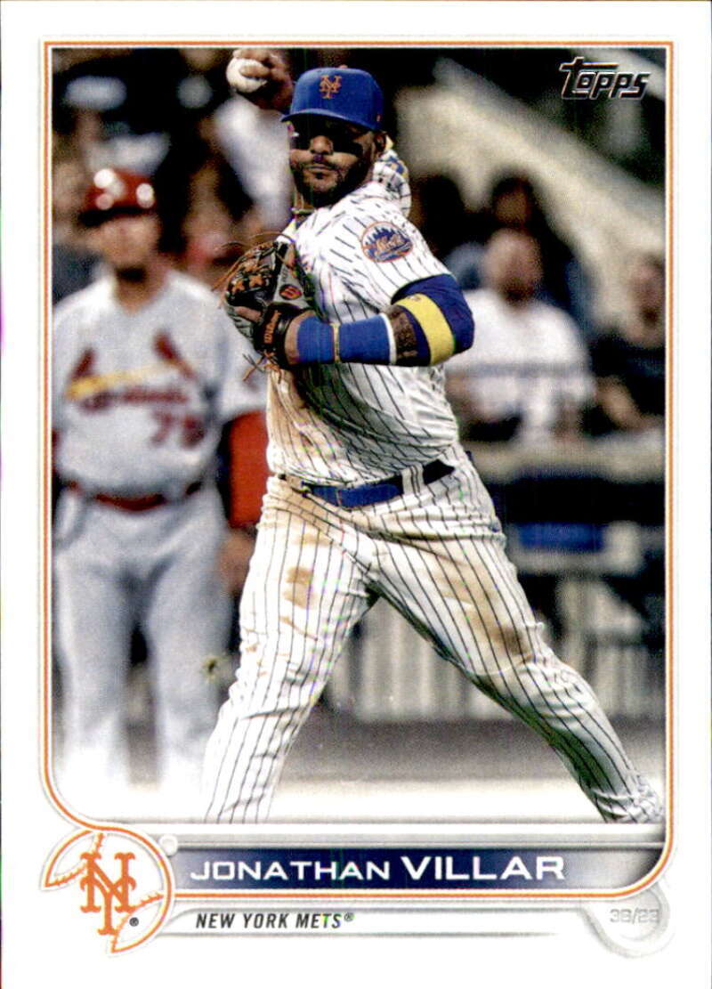 2022 Topps Baseball #532 Jonathan Villar New York Mets Image 1